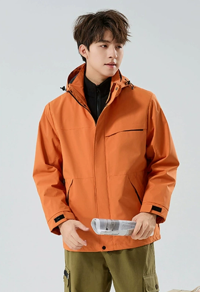 3-in-1 Outdoor Waterproof Windproof Jacket with Fleece Lining – Thick Hiking Coat