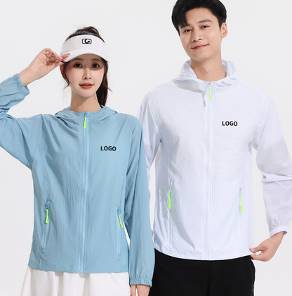 UV Protection Lightweight Windbreaker Jacket – Breathable Outdoor Sun Shield Coat