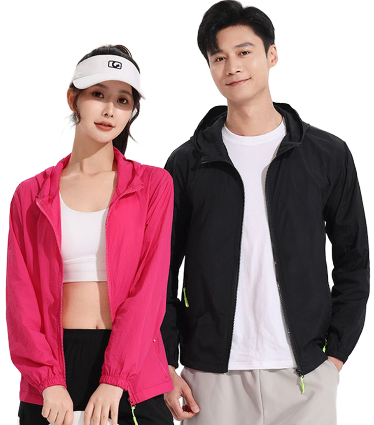 UV Protection Lightweight Windbreaker Jacket – Breathable Outdoor Sun Shield Coat