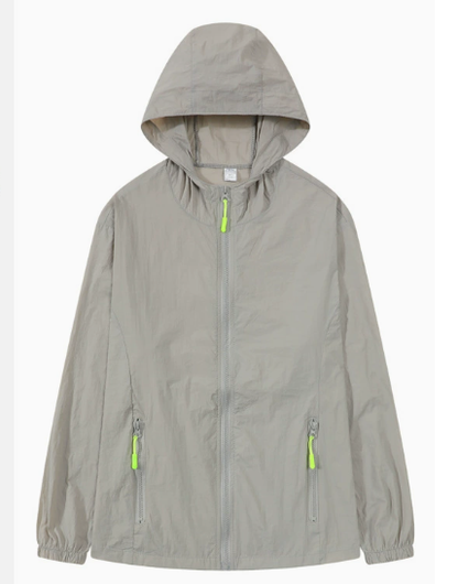 UV Protection Lightweight Windbreaker Jacket – Breathable Outdoor Sun Shield Coat