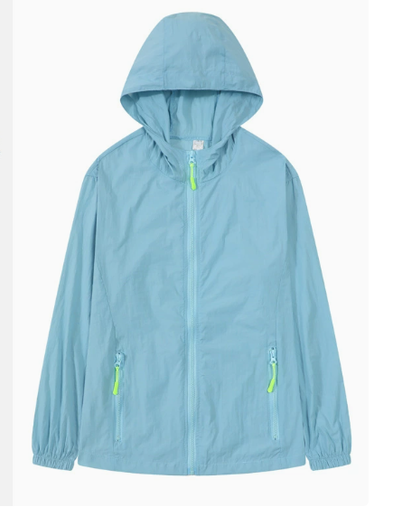 UV Protection Lightweight Windbreaker Jacket – Breathable Outdoor Sun Shield Coat
