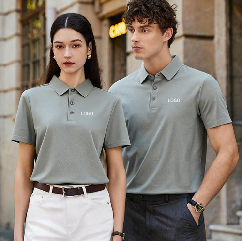 Unisex Short Sleeve Work Polo Shirt – Casual Uniform Top for Daily Wear