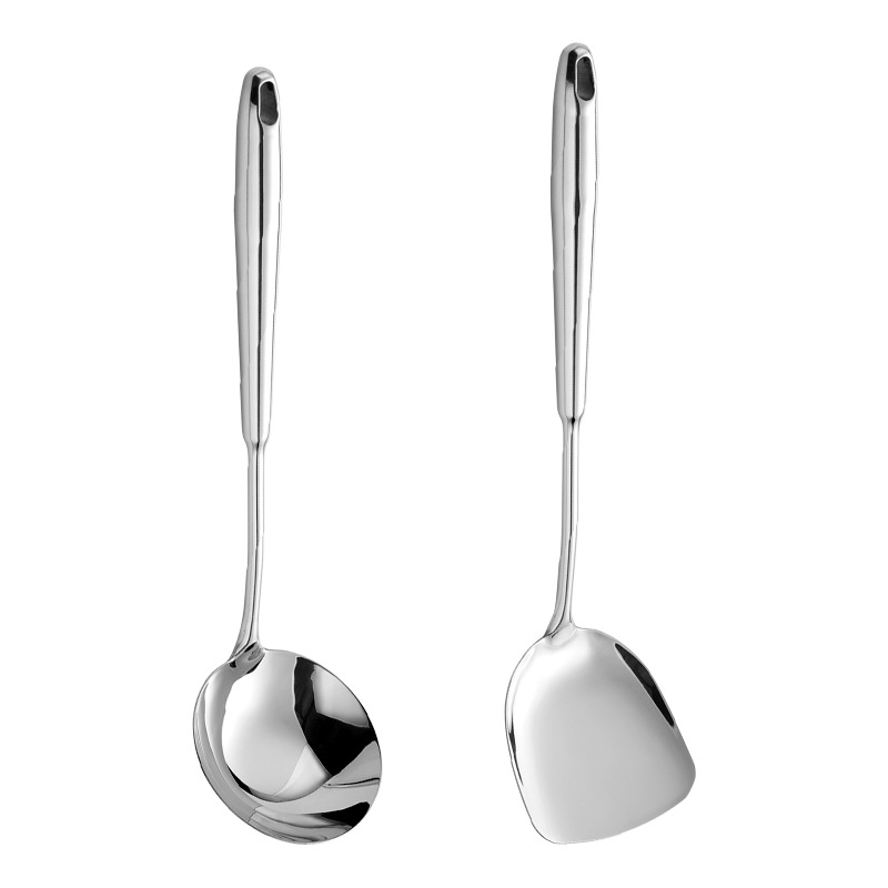 316L Stainless Steel Kitchen Utensil Set – Spatula, Ladle & Cooking Spoon