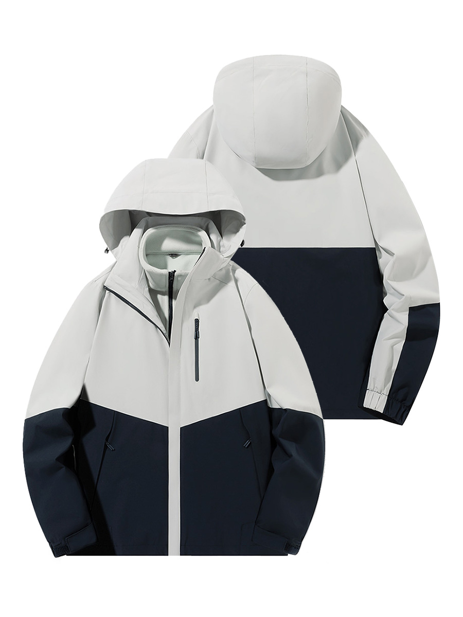 3-in-1 Custom Tactical Jacket with Detachable Mink Fleece Liner