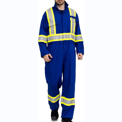 Heavy-Duty Reflective Full Cotton Coverall