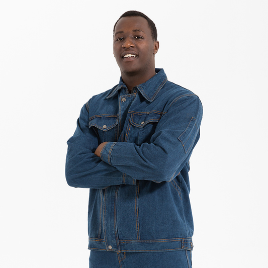 Long Sleeve Denim Workwear Set